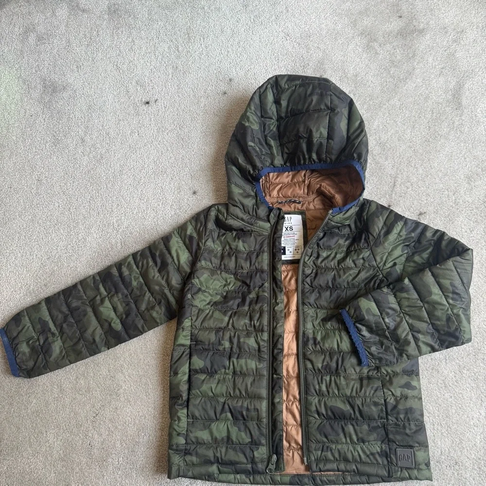GAP Kids ColdControl Camo Puffer Jacket – XS (4/5)